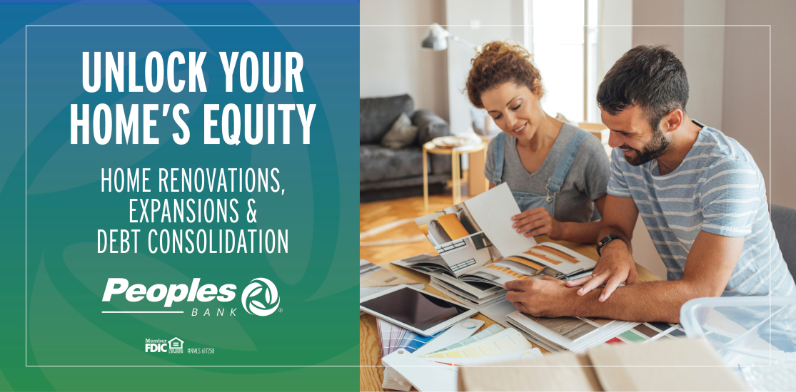 Unlock your home's equity for home renovations, expansions and debt consolidation. 